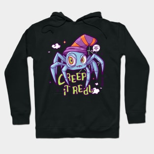 Creep It Real Adorably Spooky Spider Hoodie